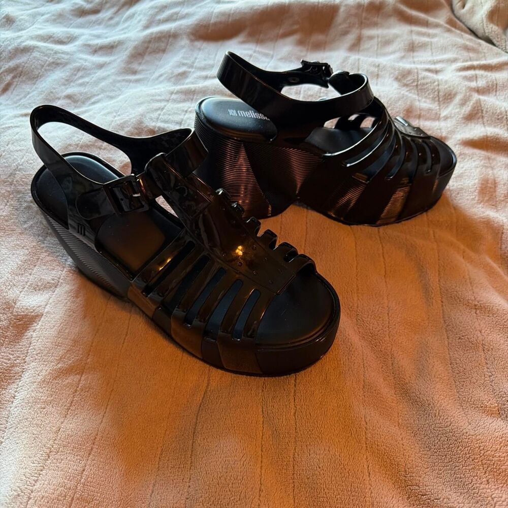 Melissa Station 79 Jelly Platform Sandal Size US 10 EU 41/42